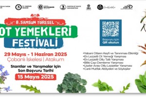 Samsun Ot Yemekleri Festivali Başvuruları Başladı